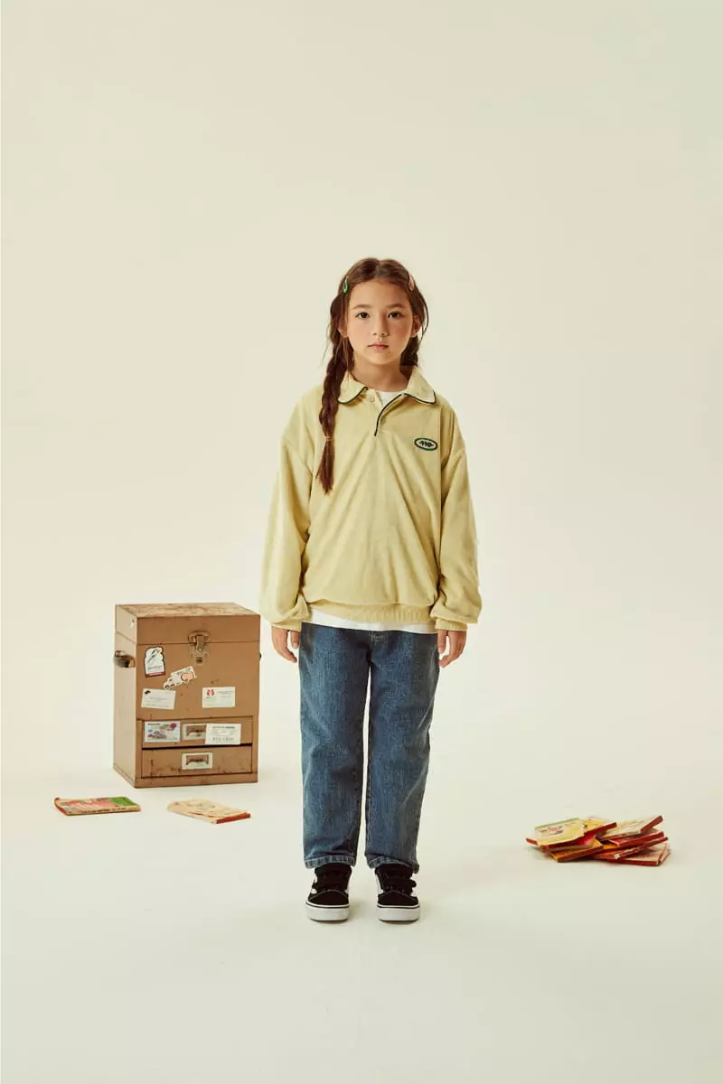 Kokoyarn - Korean Children Fashion - #stylishchildhood - Terry Collar Sweatshirt - 8