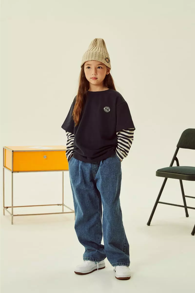 Kokoyarn - Korean Children Fashion - #stylishchildhood - Denim Pintuck Pants - 12