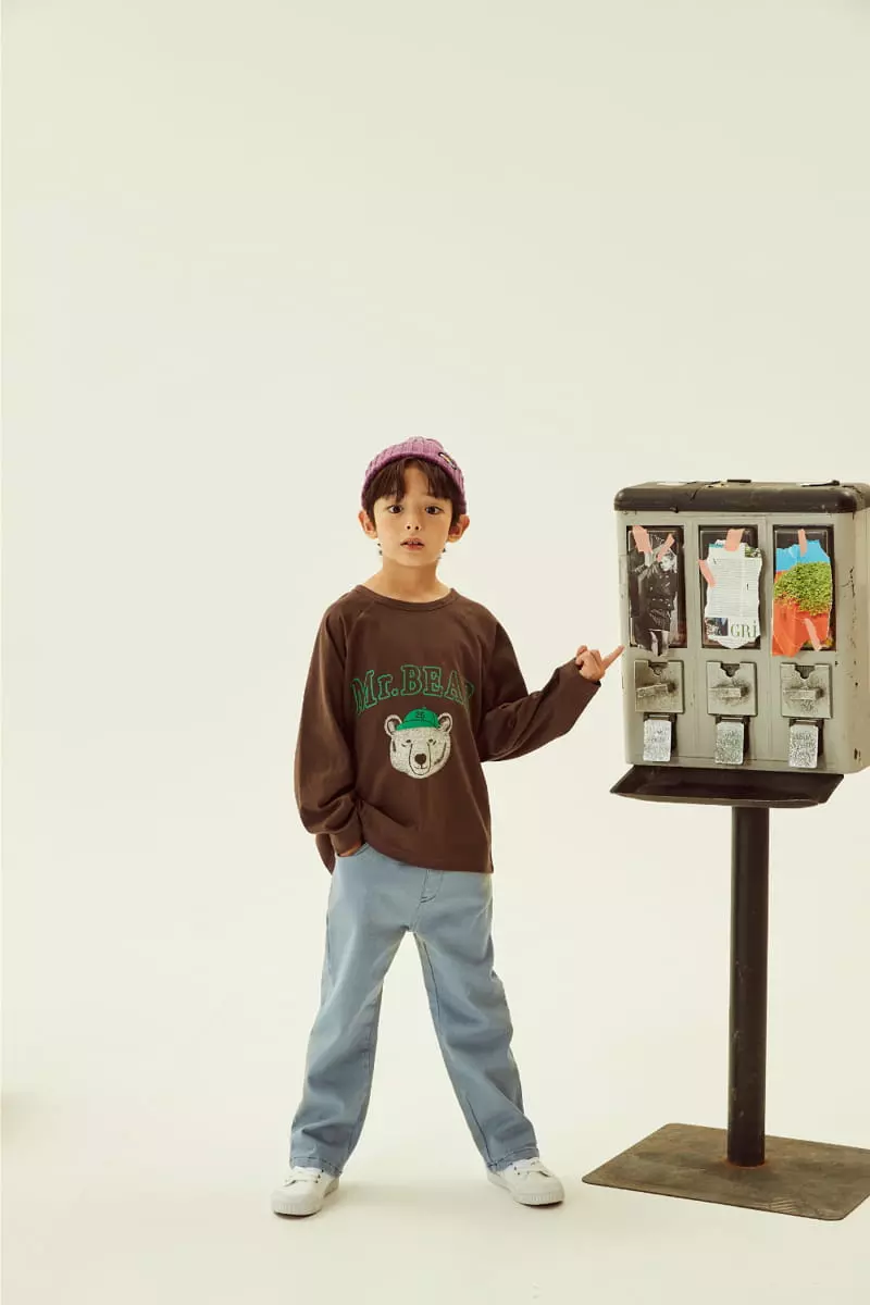 Kokoyarn - Korean Children Fashion - #toddlerclothing - Bear Single Tee - 2