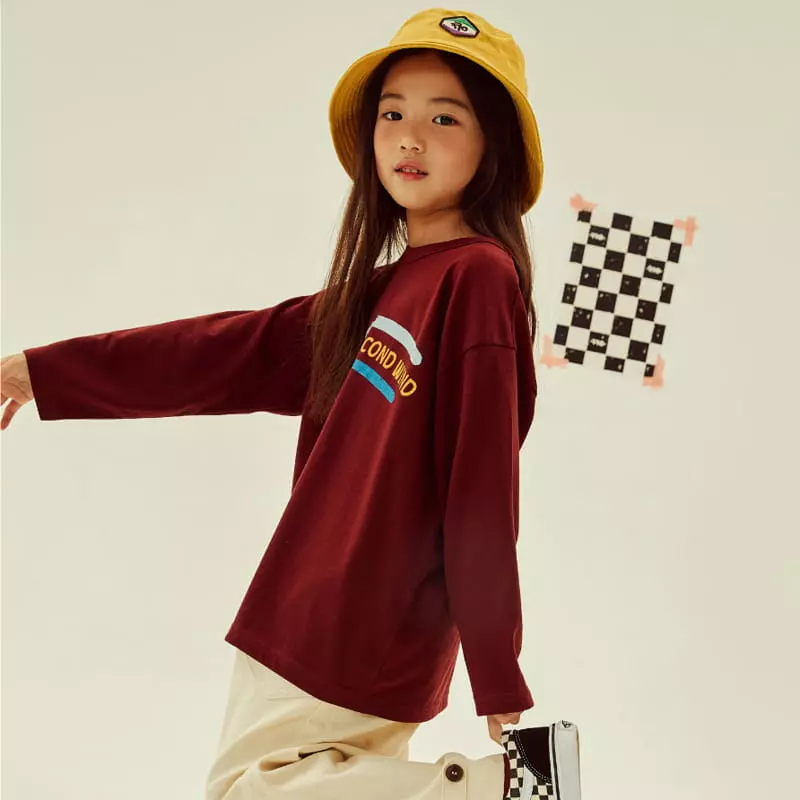 Kokoyarn - Korean Children Fashion - #toddlerclothing - Line Paint Single Tee