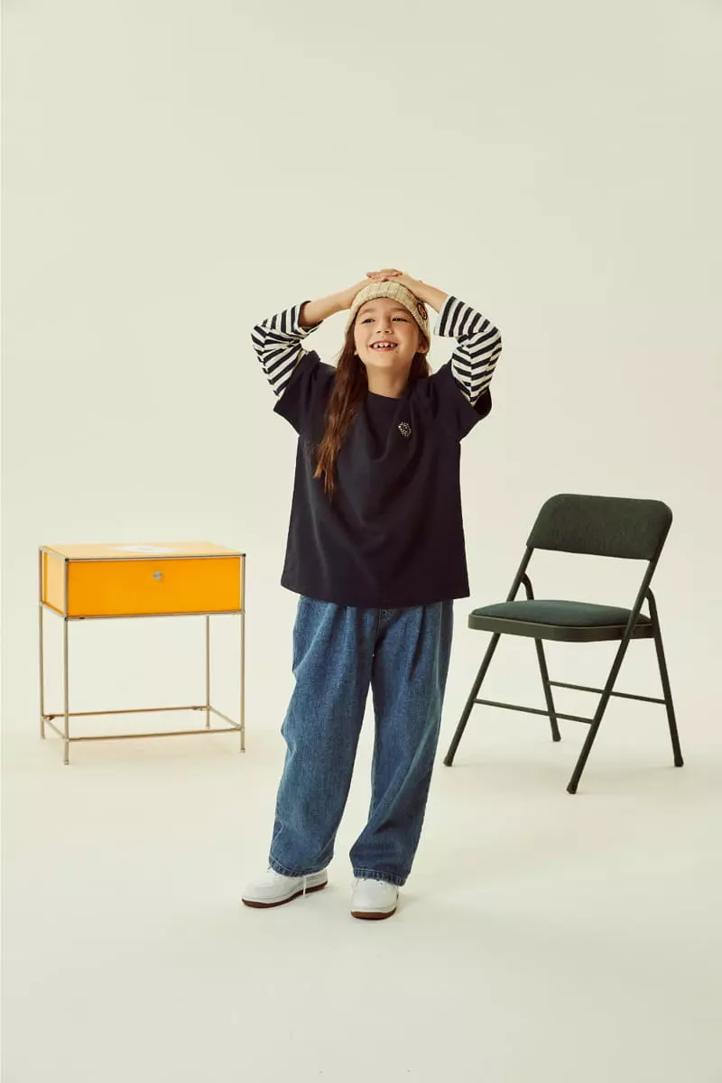 Kokoyarn - Korean Children Fashion - #toddlerclothing - Denim Pintuck Pants - 11