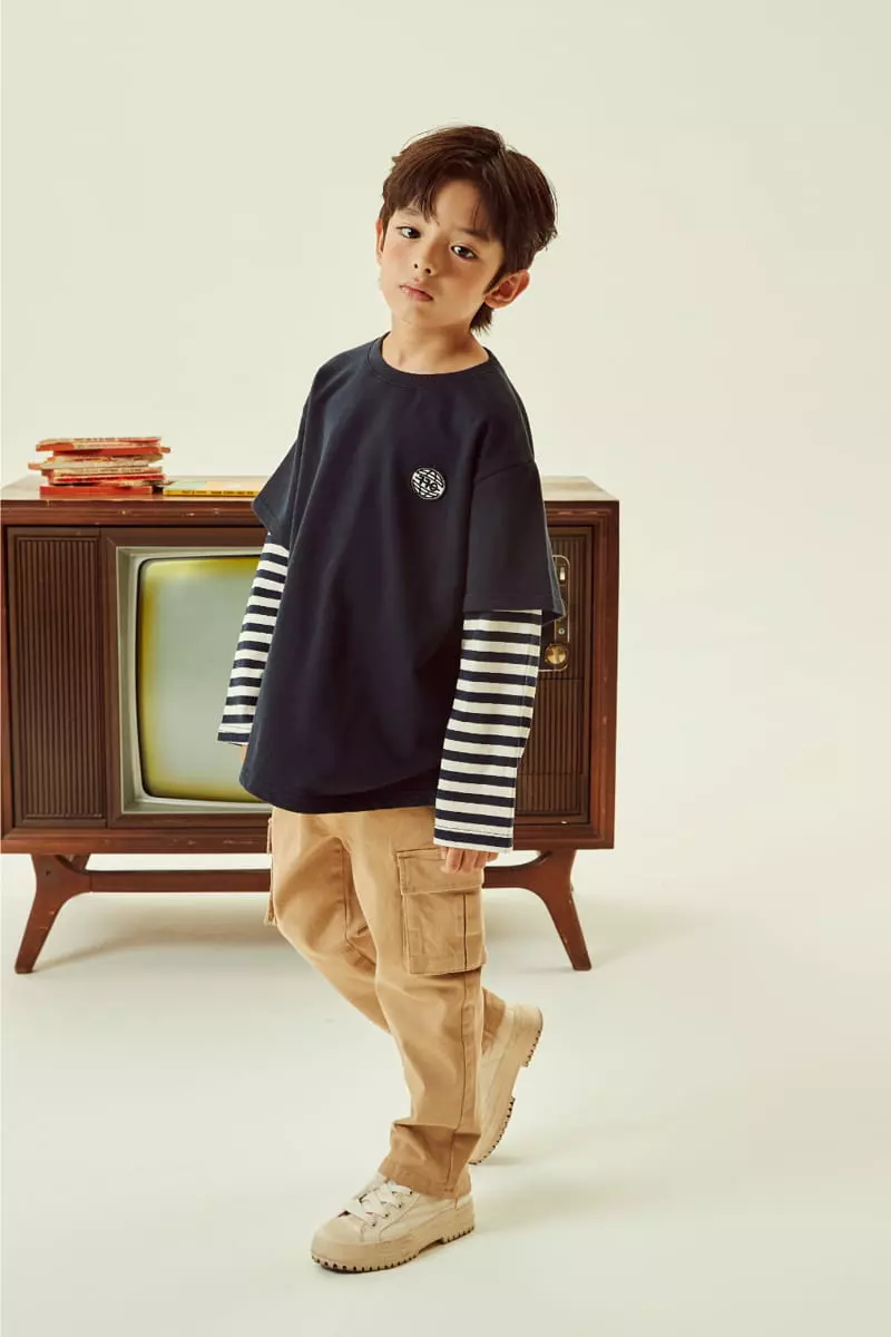 Kokoyarn - Korean Children Fashion - #todddlerfashion - Sleeves Layered Tee - 4