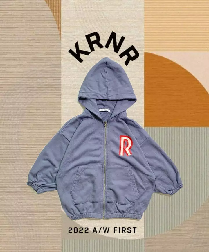 Kurenard - Korean Children Fashion - #Kfashion4kids - R Aip Up Hoody Jumper - 2