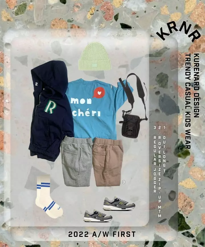 Kurenard - Korean Children Fashion - #childofig - Oui Long Tee - 6