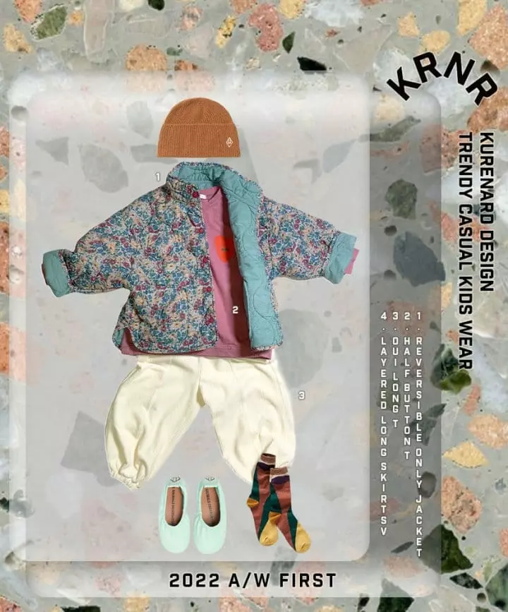 Kurenard - Korean Children Fashion - #prettylittlegirls - Reversible Only Jacket - 4