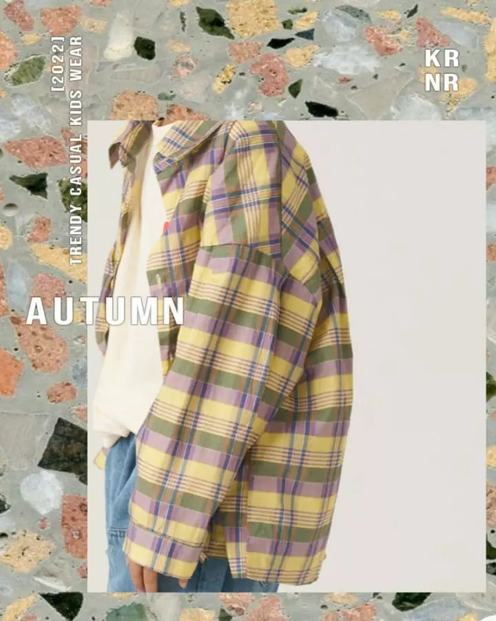 Kurenard - Korean Children Fashion - #kidsshorts - Only Check Shirt - 6