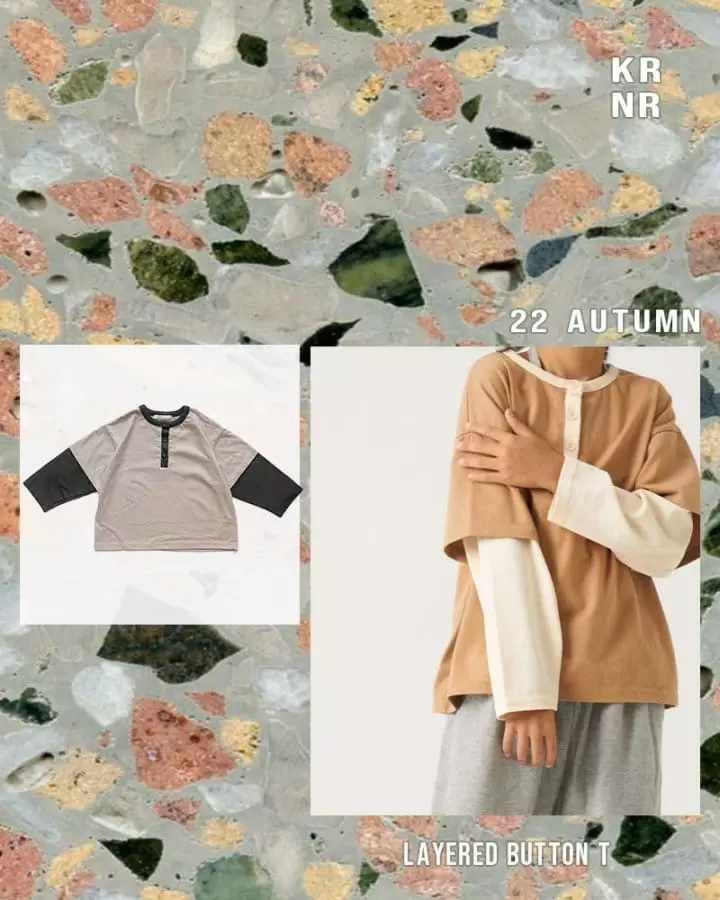 Kurenard - Korean Children Fashion - #kidsshorts - Layered Tee