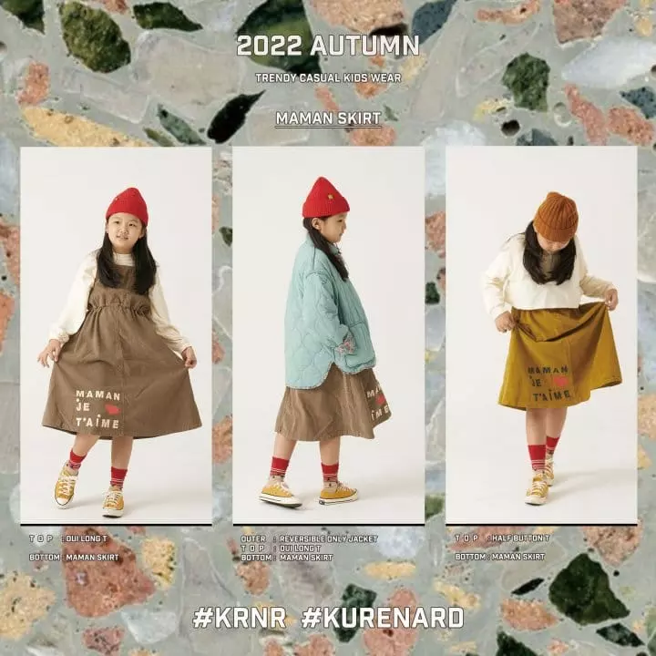 Kurenard - Korean Children Fashion - #littlefashionista - Mamang Dungarees Skirt - 12