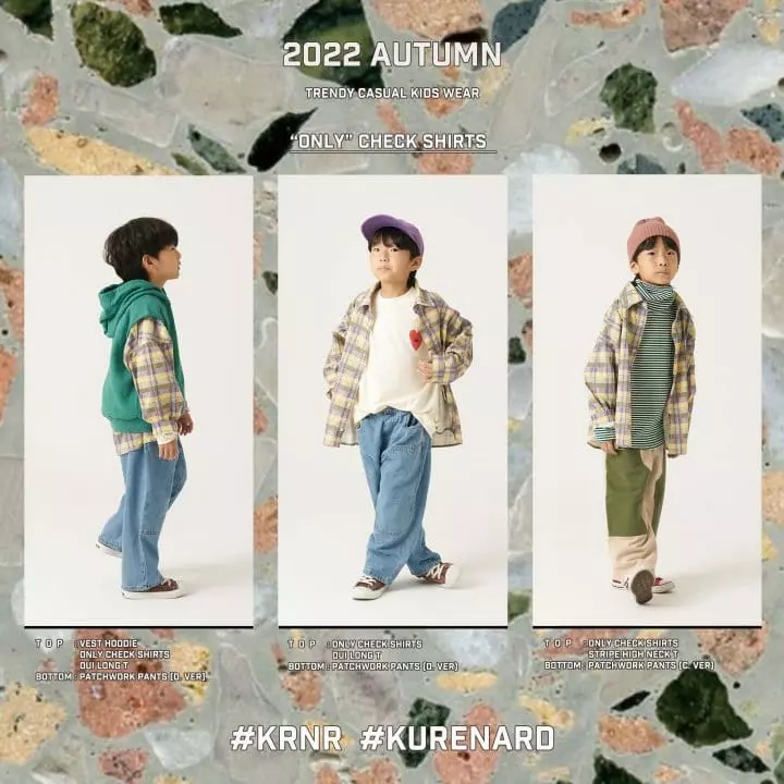 Kurenard - Korean Children Fashion - #littlefashionista - Only Check Shirt - 10