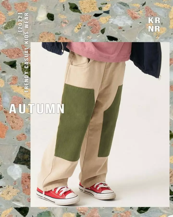 Kurenard - Korean Children Fashion - #magicofchildhood - Patch Work Pants - 10