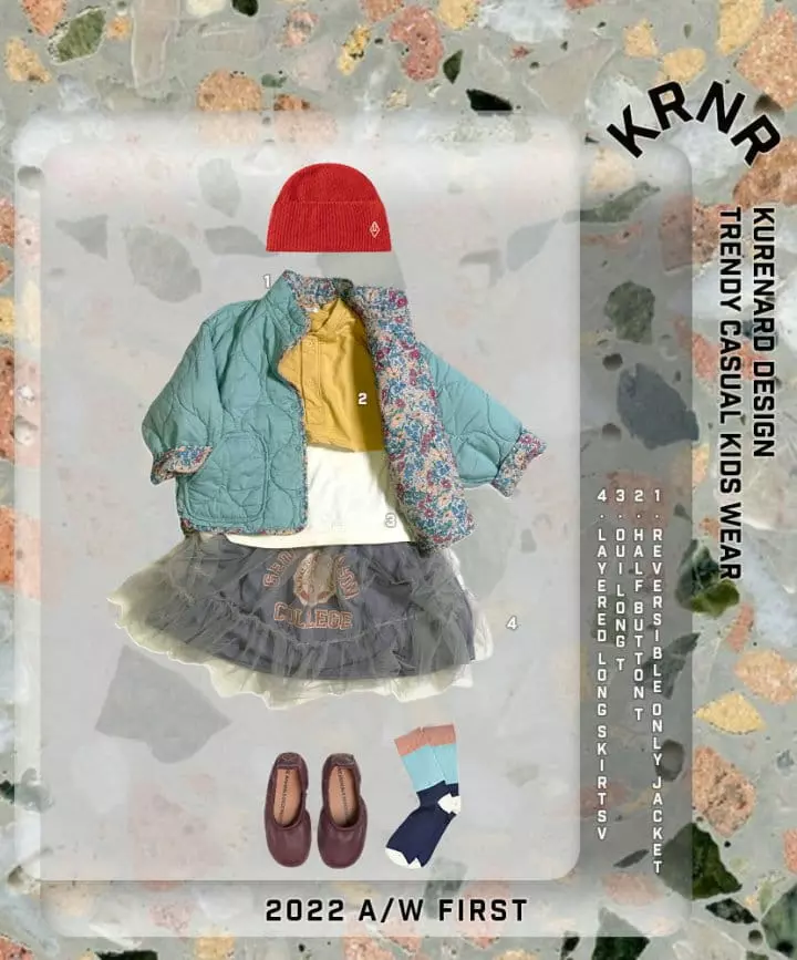 Kurenard - Korean Children Fashion - #minifashionista - Reversible Only Jacket - 2