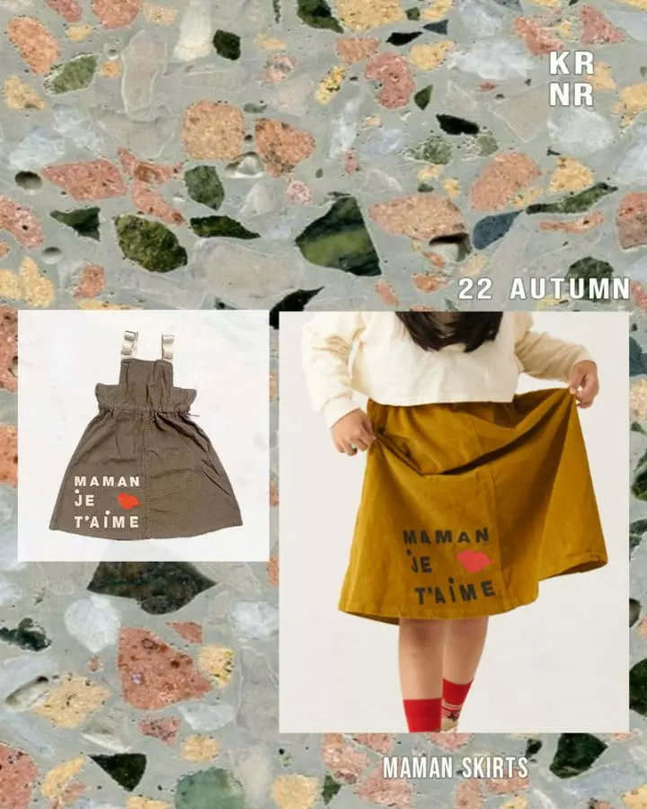Kurenard - Korean Children Fashion - #prettylittlegirls - Mamang Dungarees Skirt