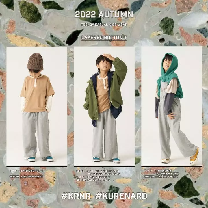 Kurenard - Korean Children Fashion - #stylishchildhood - Layered Tee - 11