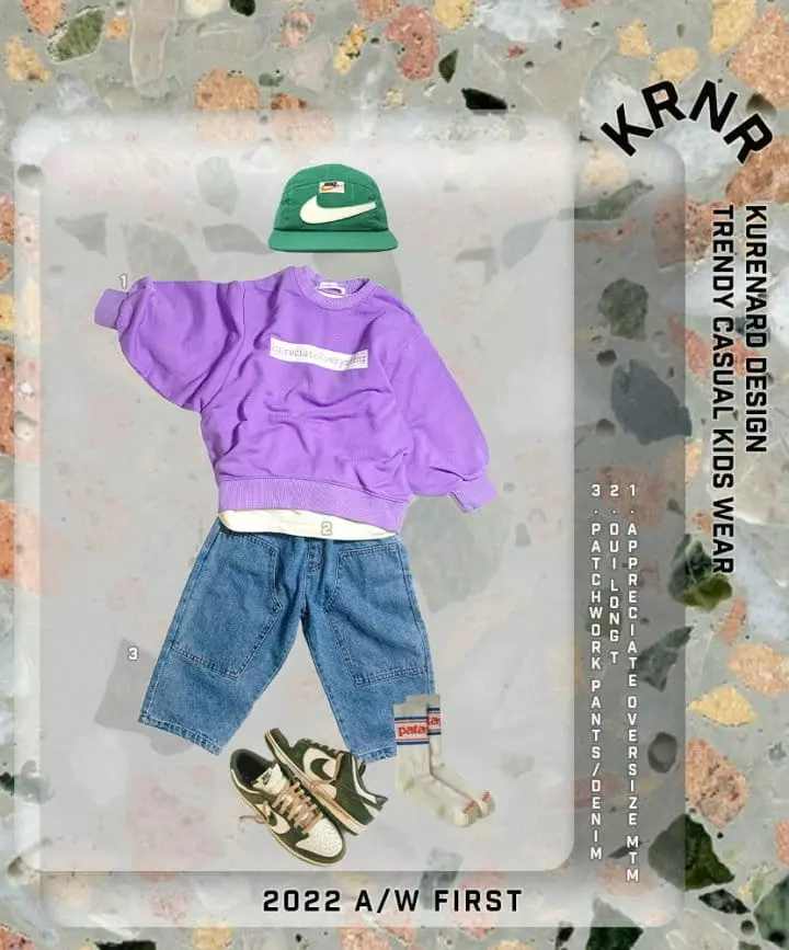 Kurenard - Korean Children Fashion - #prettylittlegirls - Thanks Sweatshirt - 4