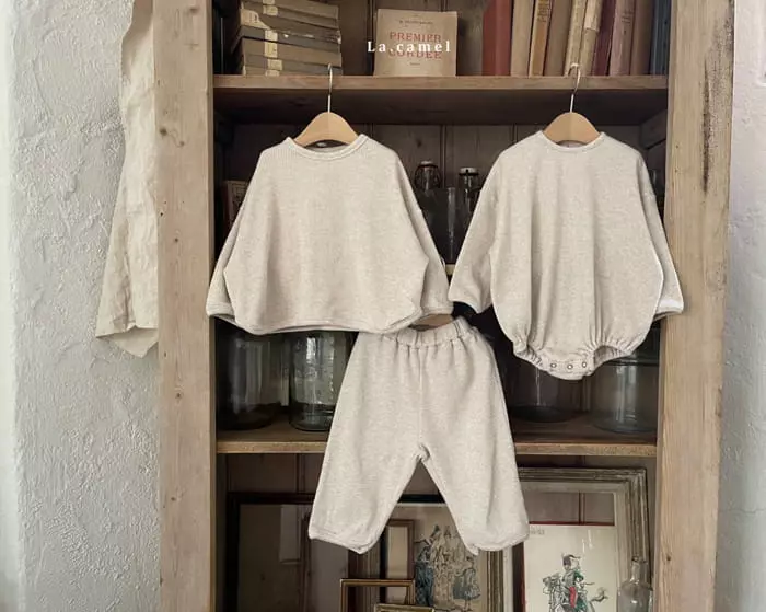 La Camel - Korean Baby Fashion - #babyclothing - Toy Waffle Bodysuit - 9