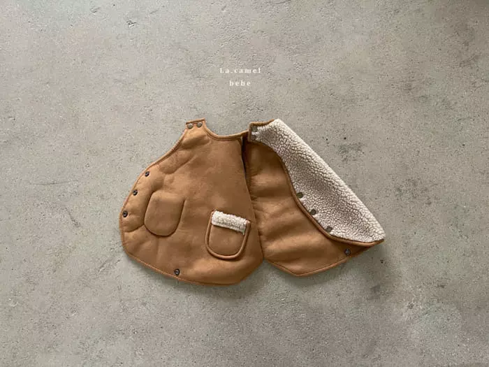 La Camel - Korean Baby Fashion - #babyclothing - Kini Reversible Lamb Bodysuit - 4
