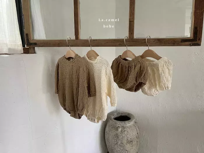 La Camel - Korean Baby Fashion - #babygirlfashion - Ain Bodysuit - 7