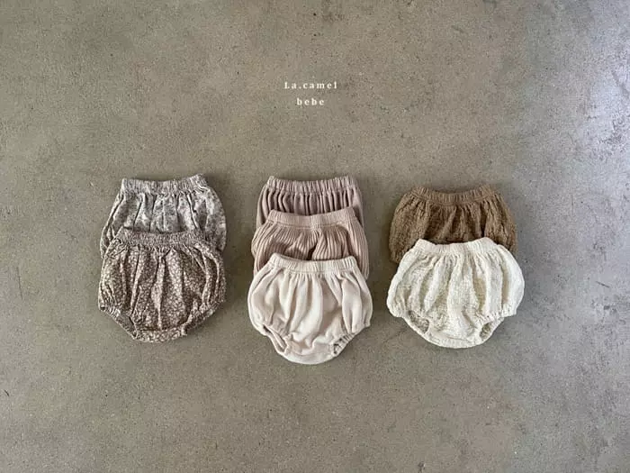 La Camel - Korean Baby Fashion - #babyoutfit - Mono Knit Bloomer - 5
