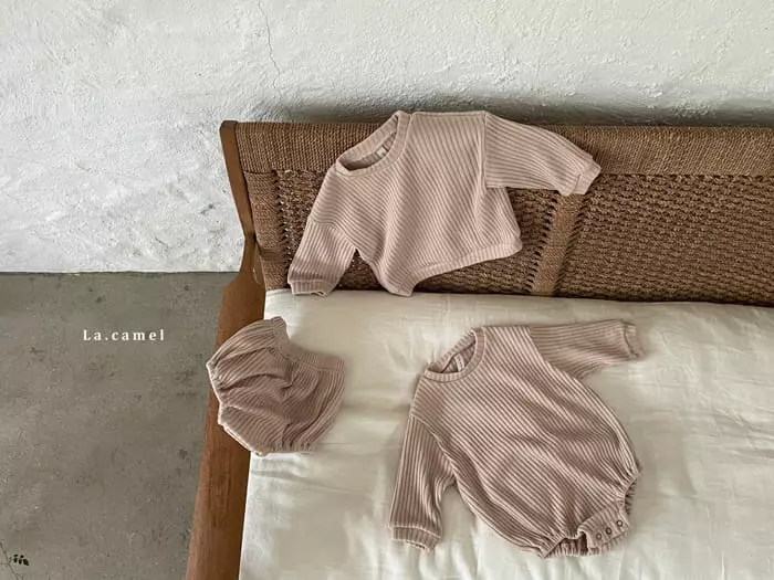 La Camel - Korean Baby Fashion - #babywear - Mono Knit Bloomer - 6