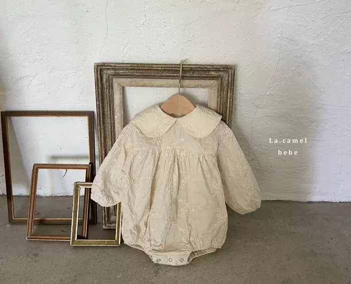 La Camel - Korean Baby Fashion - #babywear - Vanilla Bodysuit