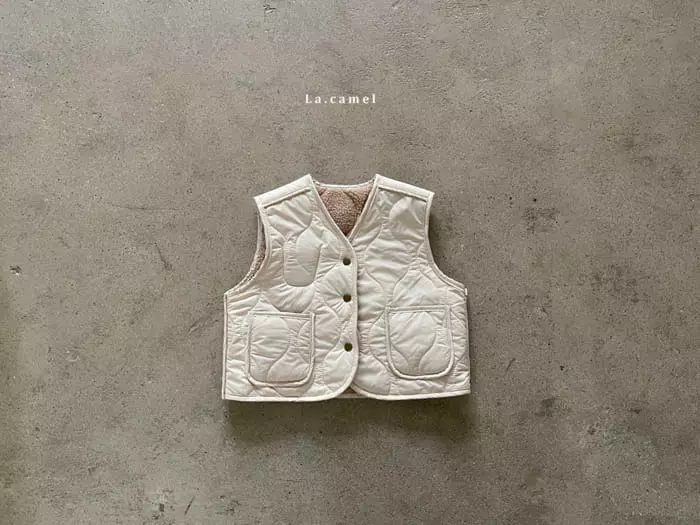 La Camel - Korean Children Fashion - #prettylittlegirls - Pudding Reversible Vest - 4