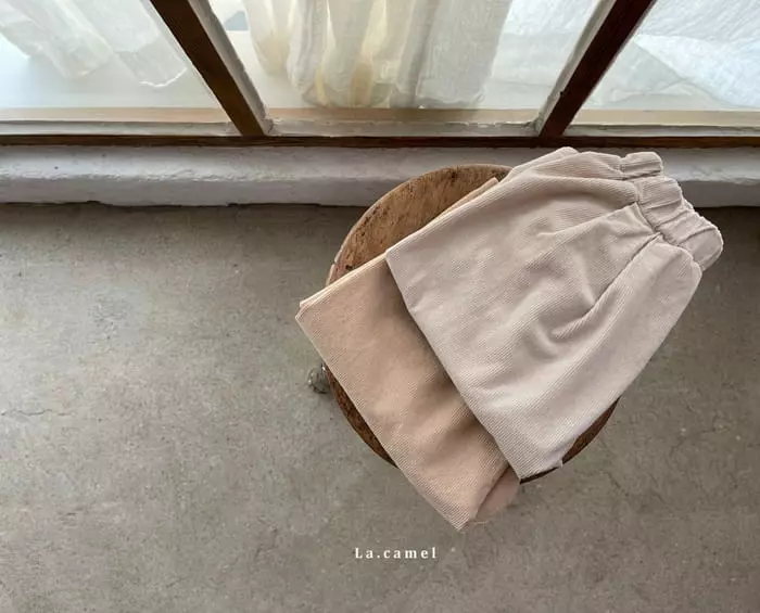 La Camel - Korean Children Fashion - #kidzfashiontrend - Bubble Rib Pants