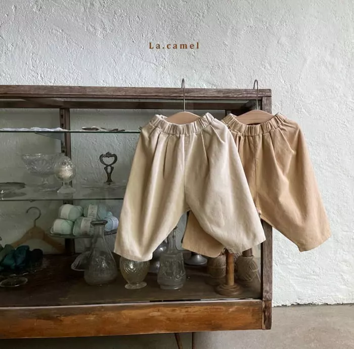 La Camel - Korean Children Fashion - #littlefashionista - Bubble Rib Pants - 3