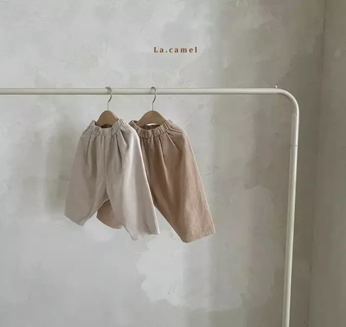 La Camel - Korean Children Fashion - #littlefashionista - Bubble Rib Pants - 4