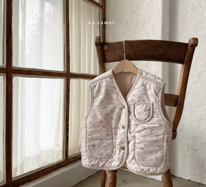 La Camel - Korean Children Fashion - #magicofchildhood - Hana Reversible Padding Vest - 3