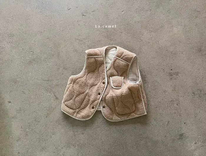 La Camel - Korean Children Fashion - #minifashionista - Pudding Reversible Vest - 2