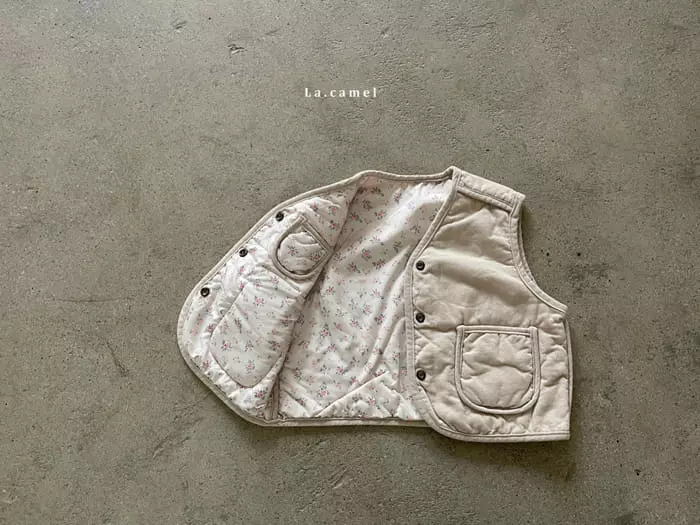 La Camel - Korean Children Fashion - #magicofchildhood - Hana Reversible Padding Vest - 4