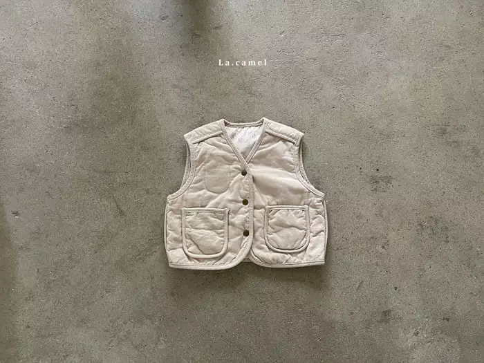 La Camel - Korean Children Fashion - #prettylittlegirls - Hana Reversible Padding Vest - 5