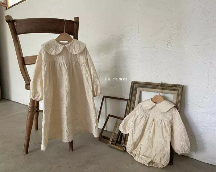 La Camel - Korean Children Fashion - #toddlerclothing - Vanilla One-piece - 4