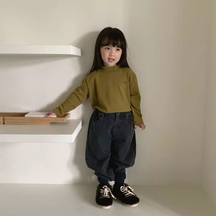 La Chouchou - Korean Children Fashion - #childofig - Half Turtleneck Tee - 5
