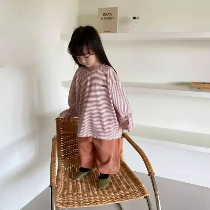 La Chouchou - Korean Children Fashion - #childofig - Photo Stripes Tee - 3