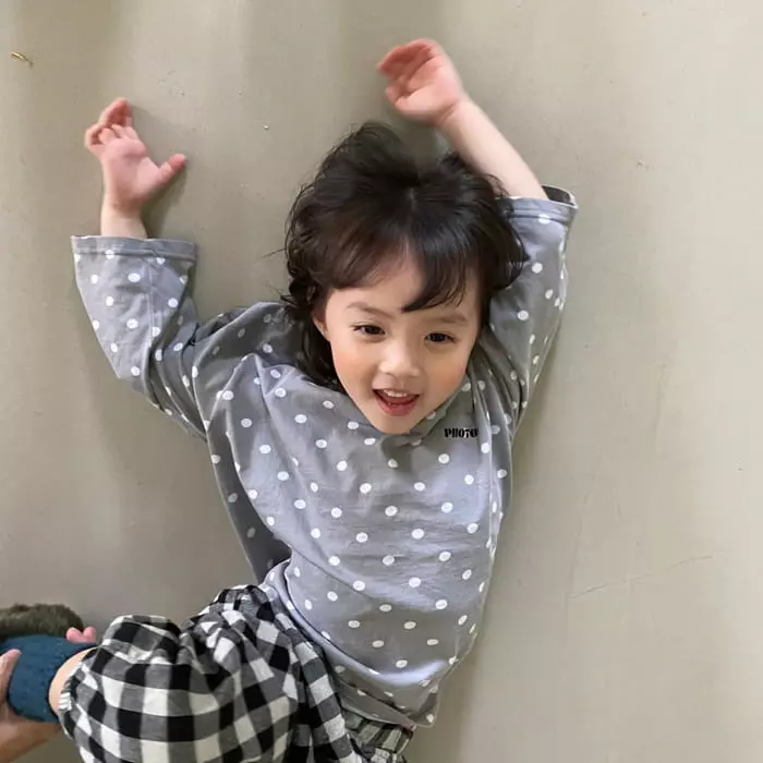 La Chouchou - Korean Children Fashion - #childofig - Dot Cream Tee - 6