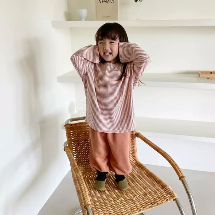 La Chouchou - Korean Children Fashion - #childofig - Photo Stripes Tee - 4