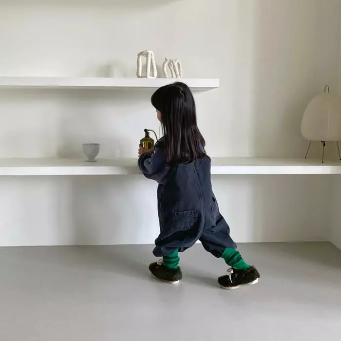 La Chouchou - Korean Children Fashion - #childrensboutique - Piping Overalls - 2