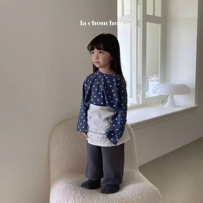 La Chouchou - Korean Children Fashion - #designkidswear - Dot Cream Tee - 8