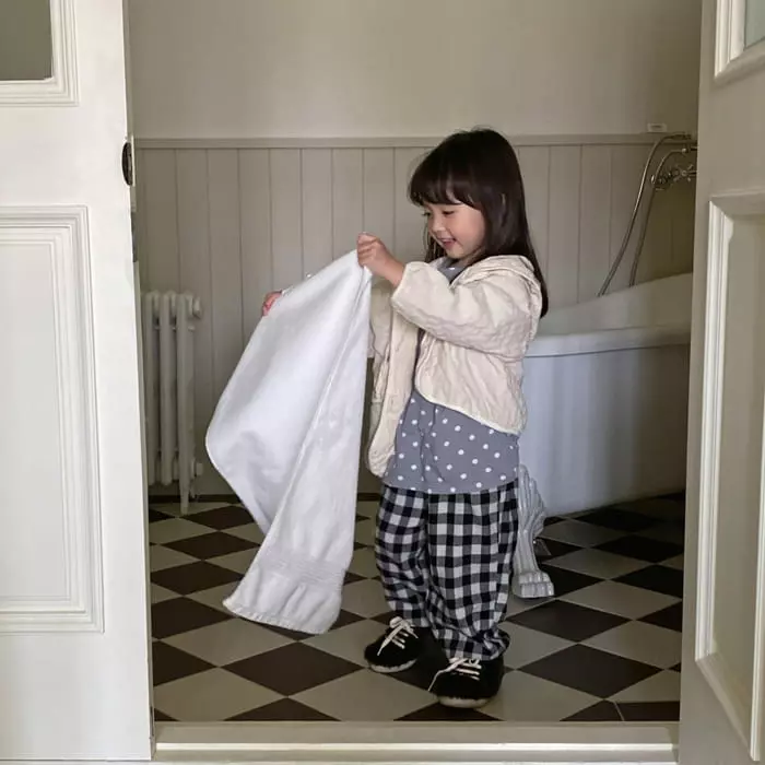 La Chouchou - Korean Children Fashion - #discoveringself - Check Check Pants - 7