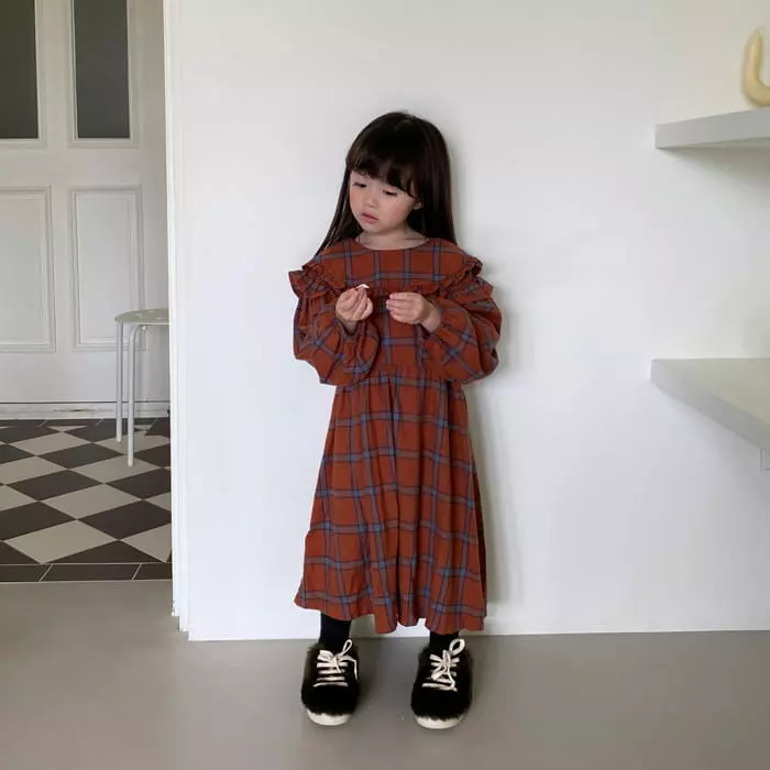 La Chouchou - Korean Children Fashion - #discoveringself - Berry One-piece - 4