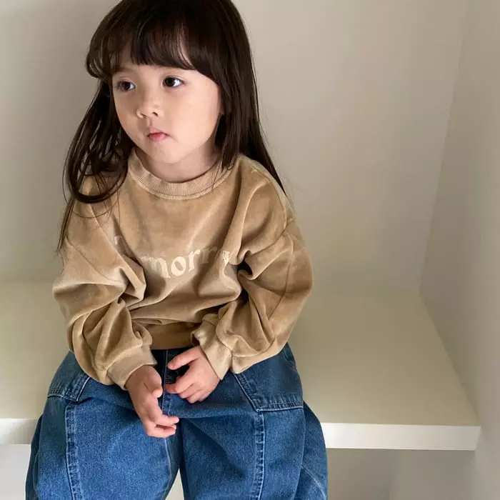 La Chouchou - Korean Children Fashion - #kidsshorts - Boarder Sweatshirt - 3
