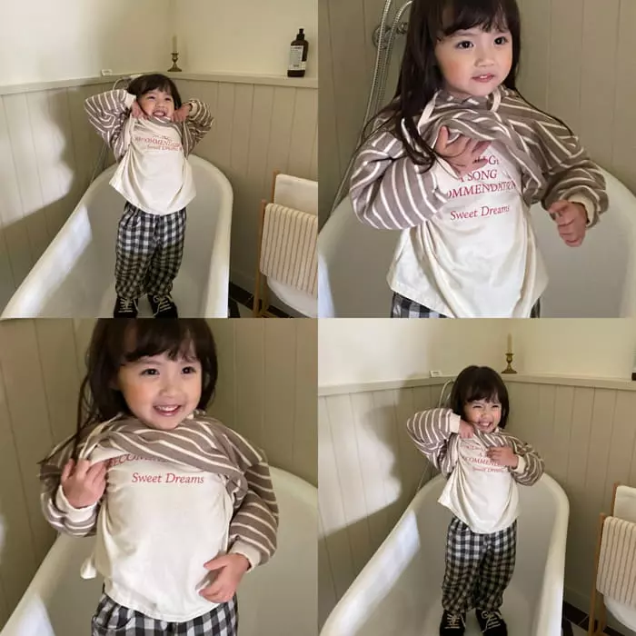 La Chouchou - Korean Children Fashion - #kidsshorts - Long Long Tee - 2