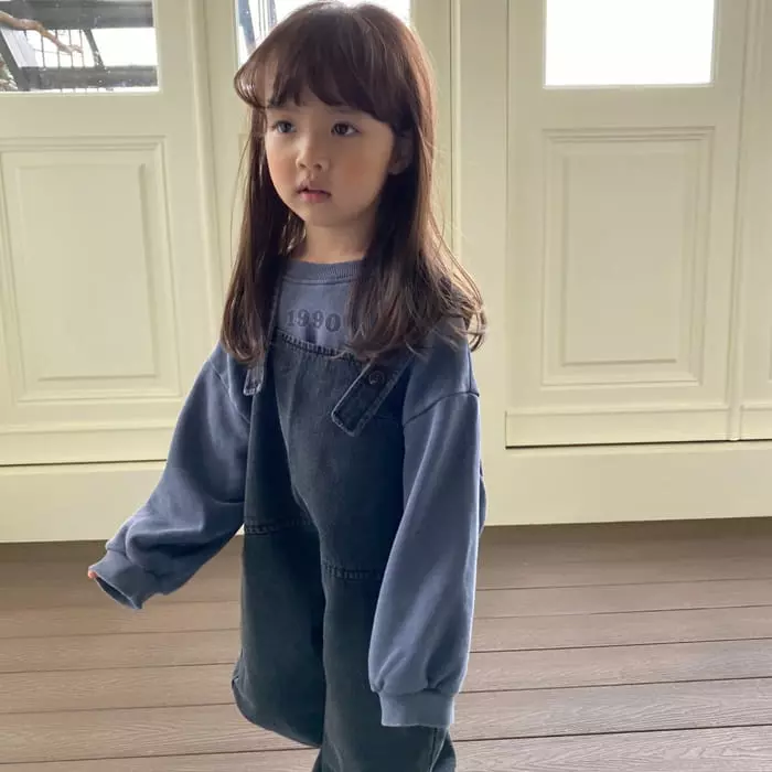 La Chouchou - Korean Children Fashion - #kidsshorts - 1990 Pigment Sweatshirt - 7