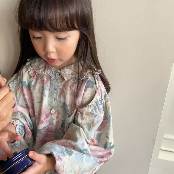 La Chouchou - Korean Children Fashion - #kidsstore - Frill Puff Blouse - 9