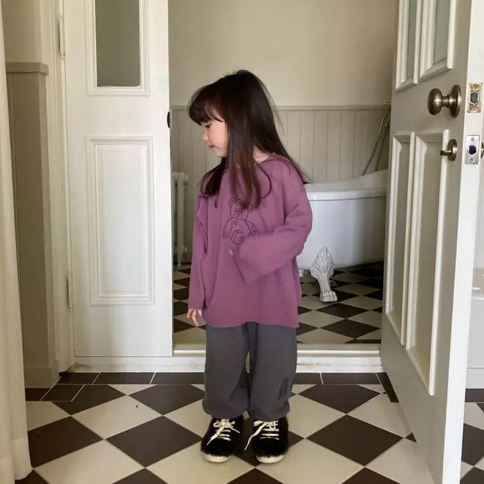 La Chouchou - Korean Children Fashion - #littlefashionista - Bear Tee - 3