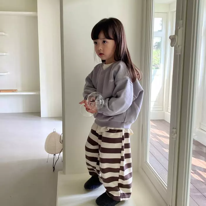 La Chouchou - Korean Children Fashion - #magicofchildhood - Tong Tong Terry Pants - 6