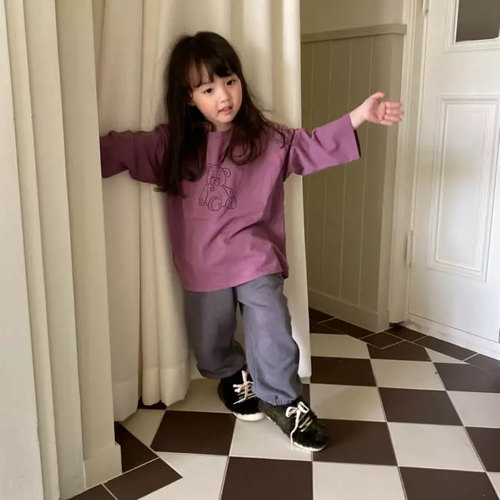 La Chouchou - Korean Children Fashion - #minifashionista - Bear Tee - 5