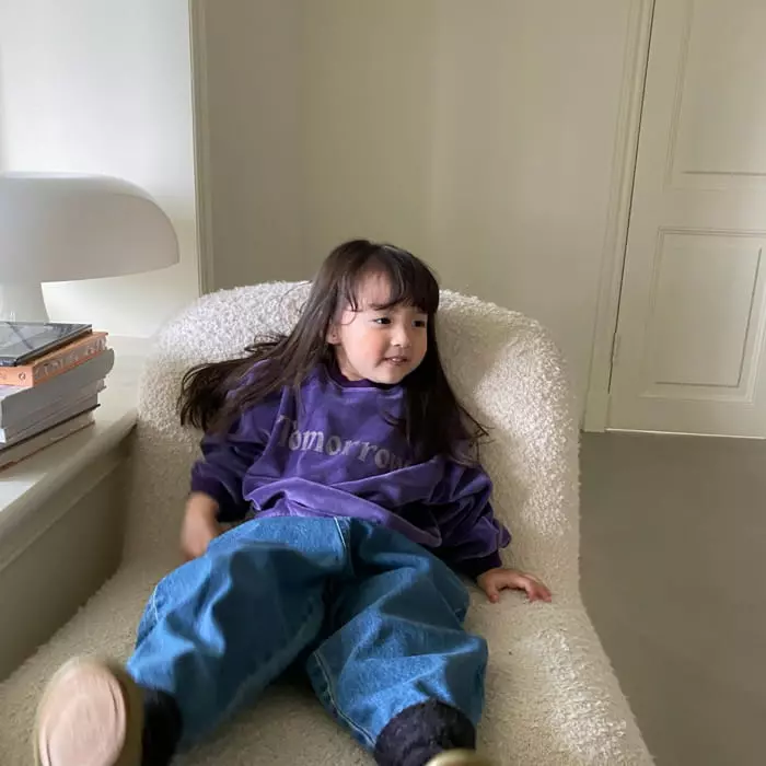 La Chouchou - Korean Children Fashion - #prettylittlegirls - Boarder Sweatshirt - 10