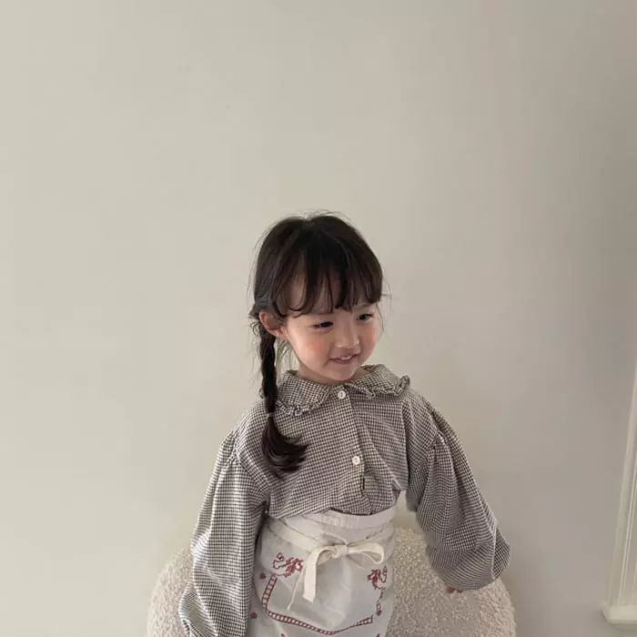 La Chouchou - Korean Children Fashion - #prettylittlegirls - Frill Puff Blouse